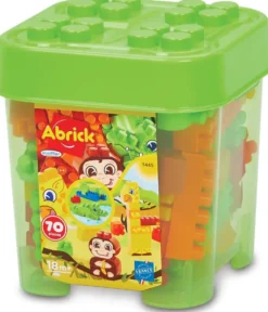 ABRICK - BARIL JUNGLE - 70 PIECES