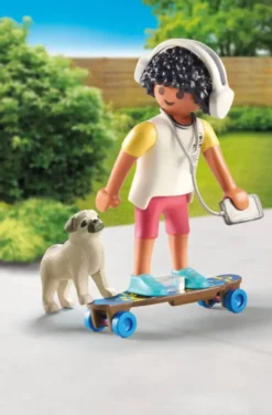 ADOLESCENT AVEC CHIEN - 71612
