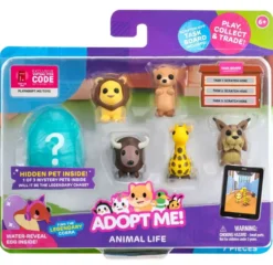 ADOPTE ME! PACK 6 FIGURINES ANIMAUX