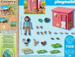 AGRICULTRICE ET POULAILLER -71308