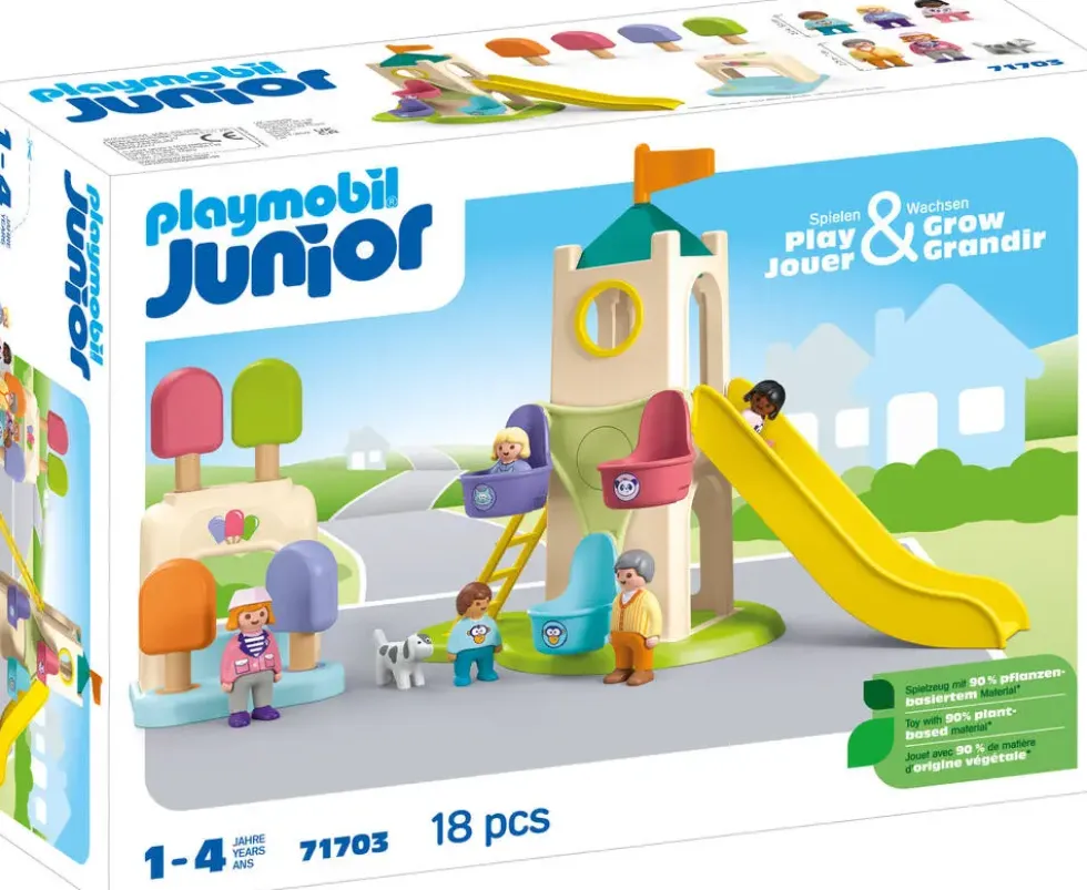 AIRE DE JEUX AVEC TOBOGGAN GEANT JUNIOR - 71703