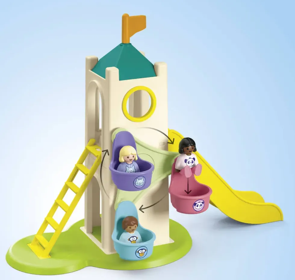 AIRE DE JEUX AVEC TOBOGGAN GEANT JUNIOR - 71703