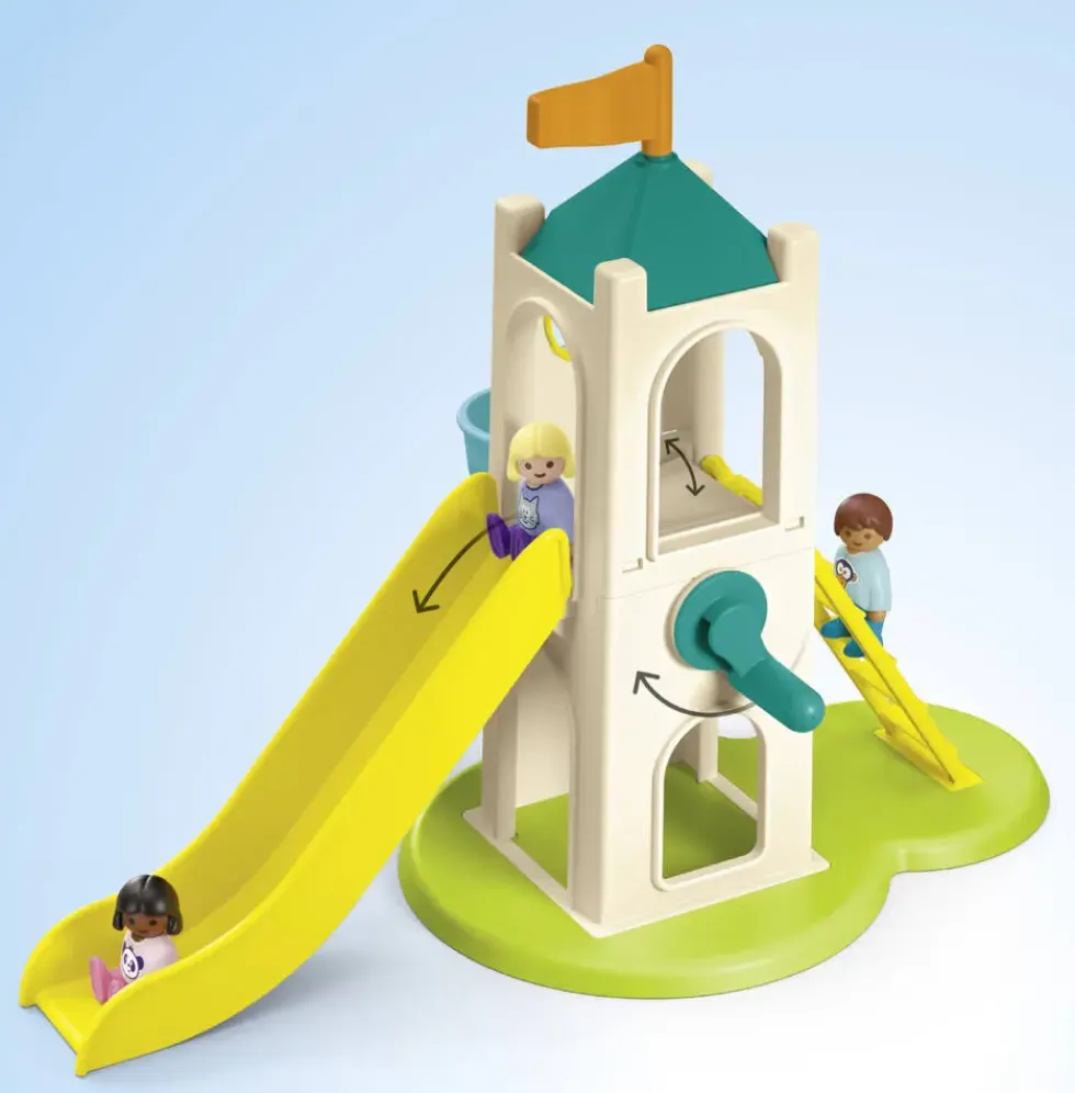 AIRE DE JEUX AVEC TOBOGGAN GEANT JUNIOR - 71703