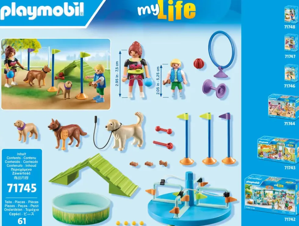 AIRE DE JEUX POUR CHIENS ET PERSONNAGES - 71745