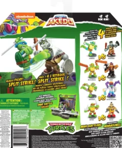 AKEDO - TORTUE NINJA - DUO FIGURINES