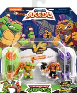 AKEDO - TORTUE NINJA - DUO FIGURINES