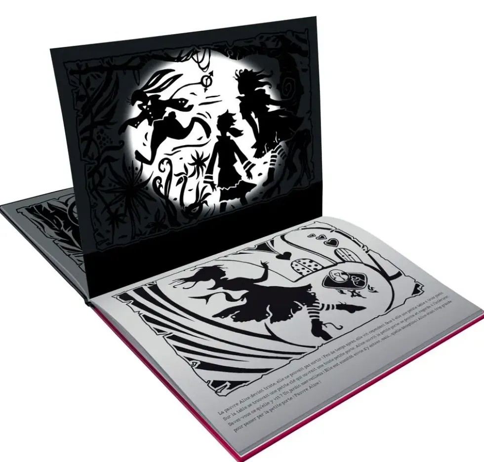 ALICE AU PAYS DES MERVEILLES - LIVRE A LIRE DANS LE NOIR