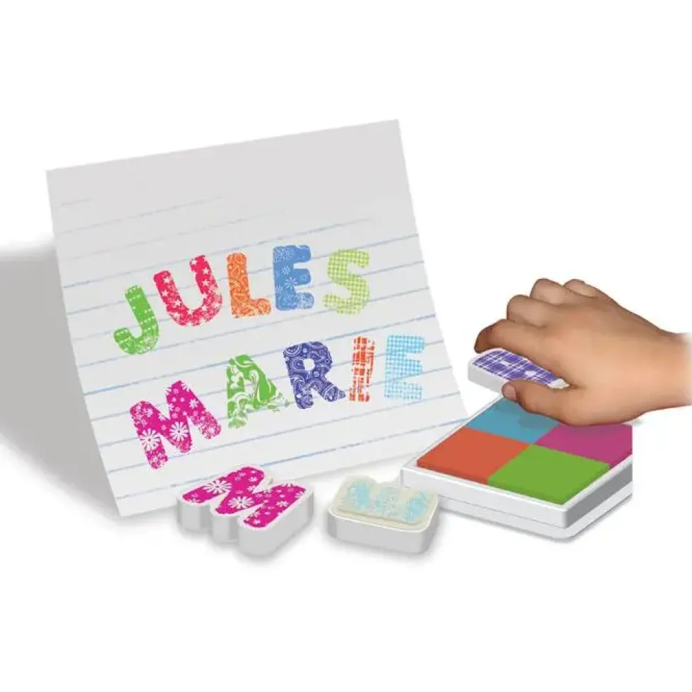 ALPHABET BOX A TAMPONNER