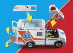 AMBULANCE AVEC ENFANT BLESSE - 71232