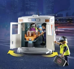 AMBULANCE AVEC ENFANT BLESSE - 71232