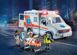 AMBULANCE AVEC ENFANT BLESSE - 71232
