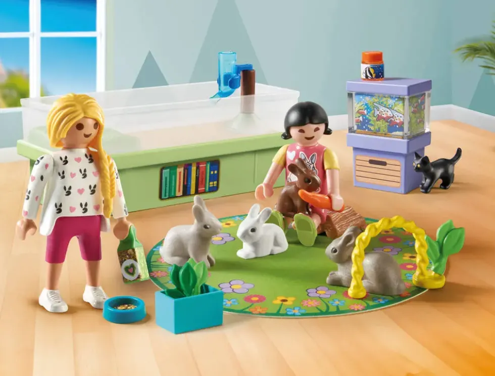 ANIMALERIE AVEC ENCLOS A LAPINS - 71753