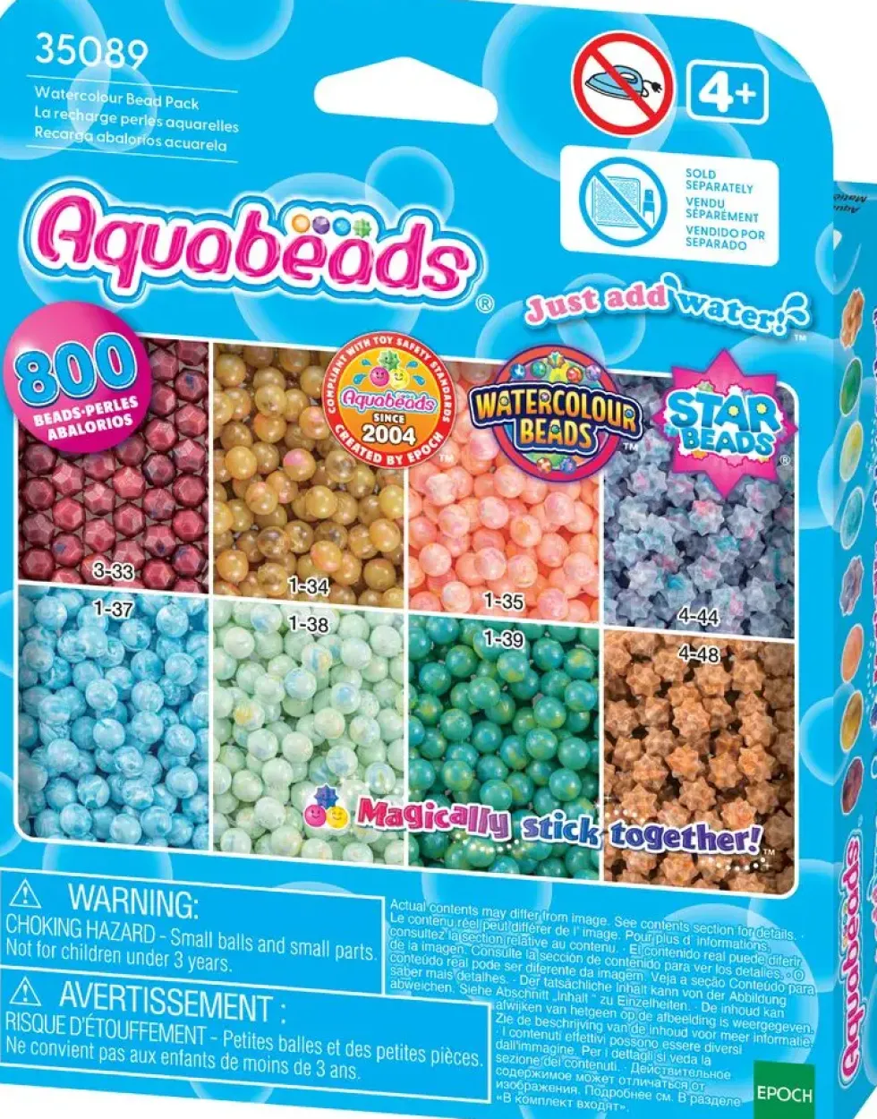 AQUABEADS -LA RECHARGE PERLES AQUARELLES