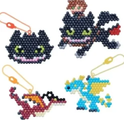 AQUABEADS - LE KIT PORTE-CLES DRAGONS