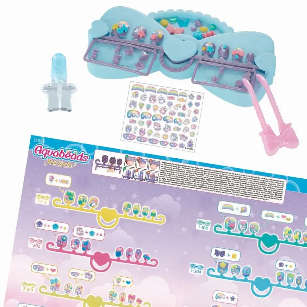 AQUABEADS -MON KIT DE MANUCURE LICORNE