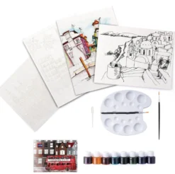 AQUARELLE : JOLIES VILLES