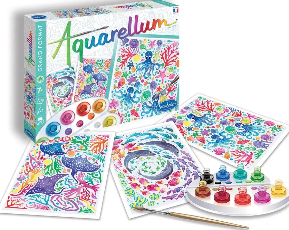 AQUARELLUM - FONDS MARINS