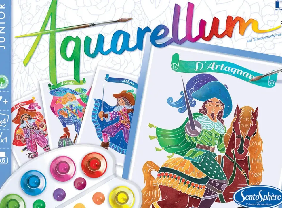 AQUARELLUM JUNIOR - LES 3 MOUSQUETAIRES