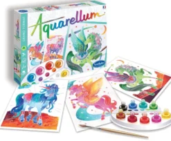 AQUARELLUM LICORNES ET PEGASES