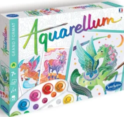 AQUARELLUM LICORNES ET PEGASES