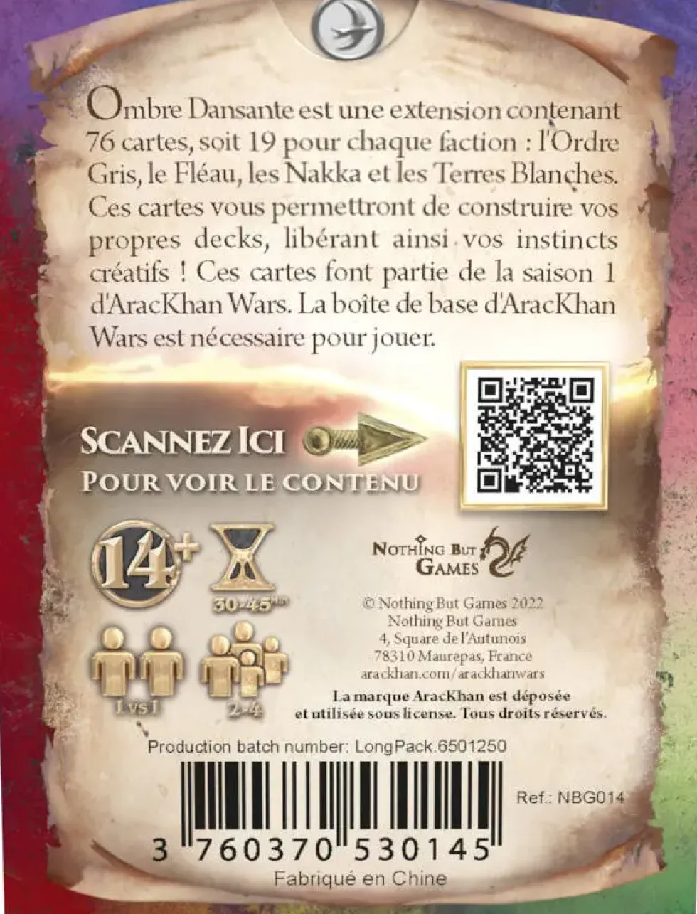 ARACKHAN WARS S1 - EXTENSION ACIER CHANTANT