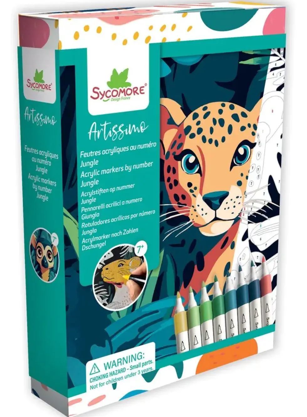 ARTISSIMO -S - FEUTRES ACRYLIQUES AU NUMERO - JUNGLE