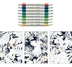 ARTISSIMO -S - FEUTRES ACRYLIQUES AU NUMERO - JUNGLE