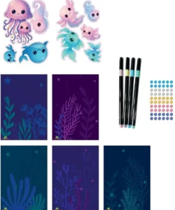 ARTISSIMO -S - TABLEAUX FEUTRES METALISES - LES BEBES OCEAN