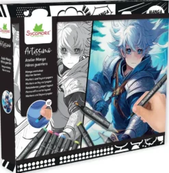 ARTISSIMO - 10 TABLEAUX ET 8 MARQUEURS MANGA - ARTS MARTIAUX