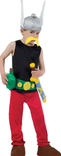 ASTERIX - DEGUISEMENT ASTERIX 9 PIECES 116 CM - TAILLE 5-6 ANS