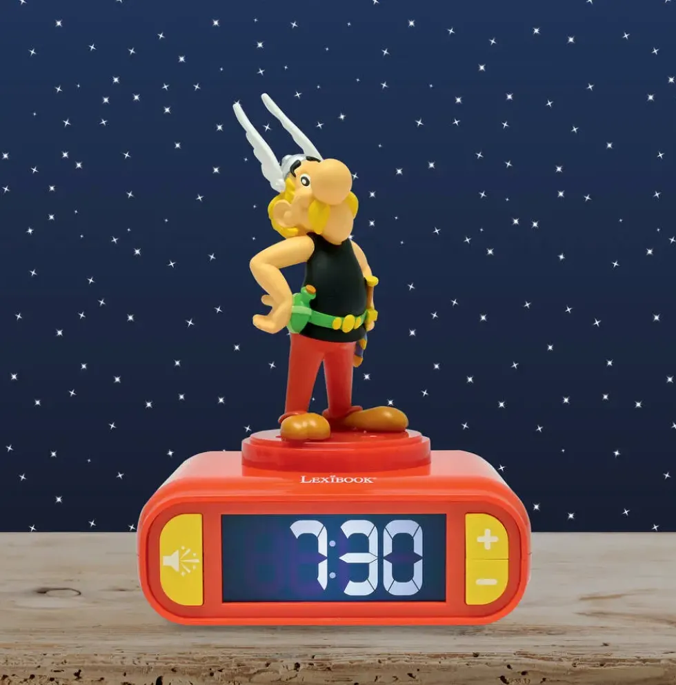 ASTERIX - REVEIL VEILLEUSE AVEC EFFETS SONORES ET LUMINEUX