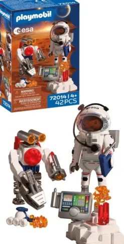 ASTRONAUTE DE L'ESA AVEC ROBOT 72014