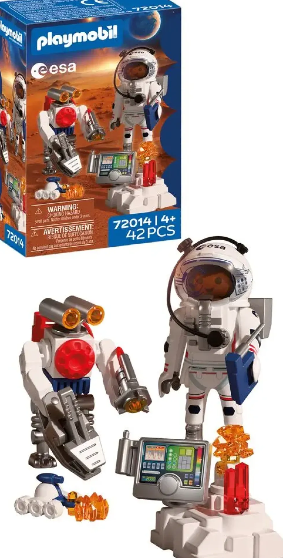 ASTRONAUTE DE L'ESA AVEC ROBOT 72014
