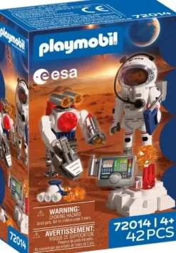ASTRONAUTE DE L'ESA AVEC ROBOT 72014