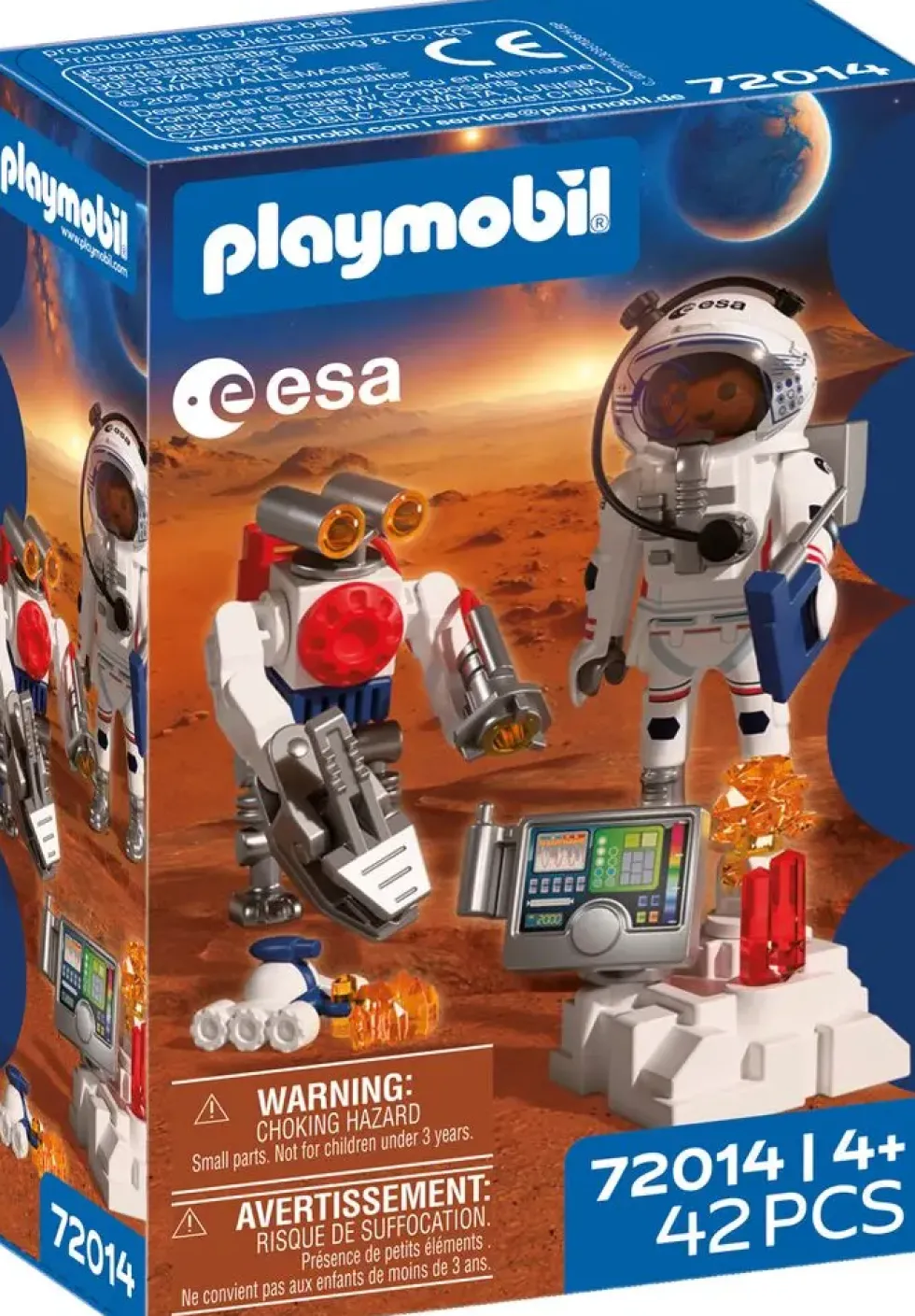 ASTRONAUTE DE L'ESA AVEC ROBOT 72014