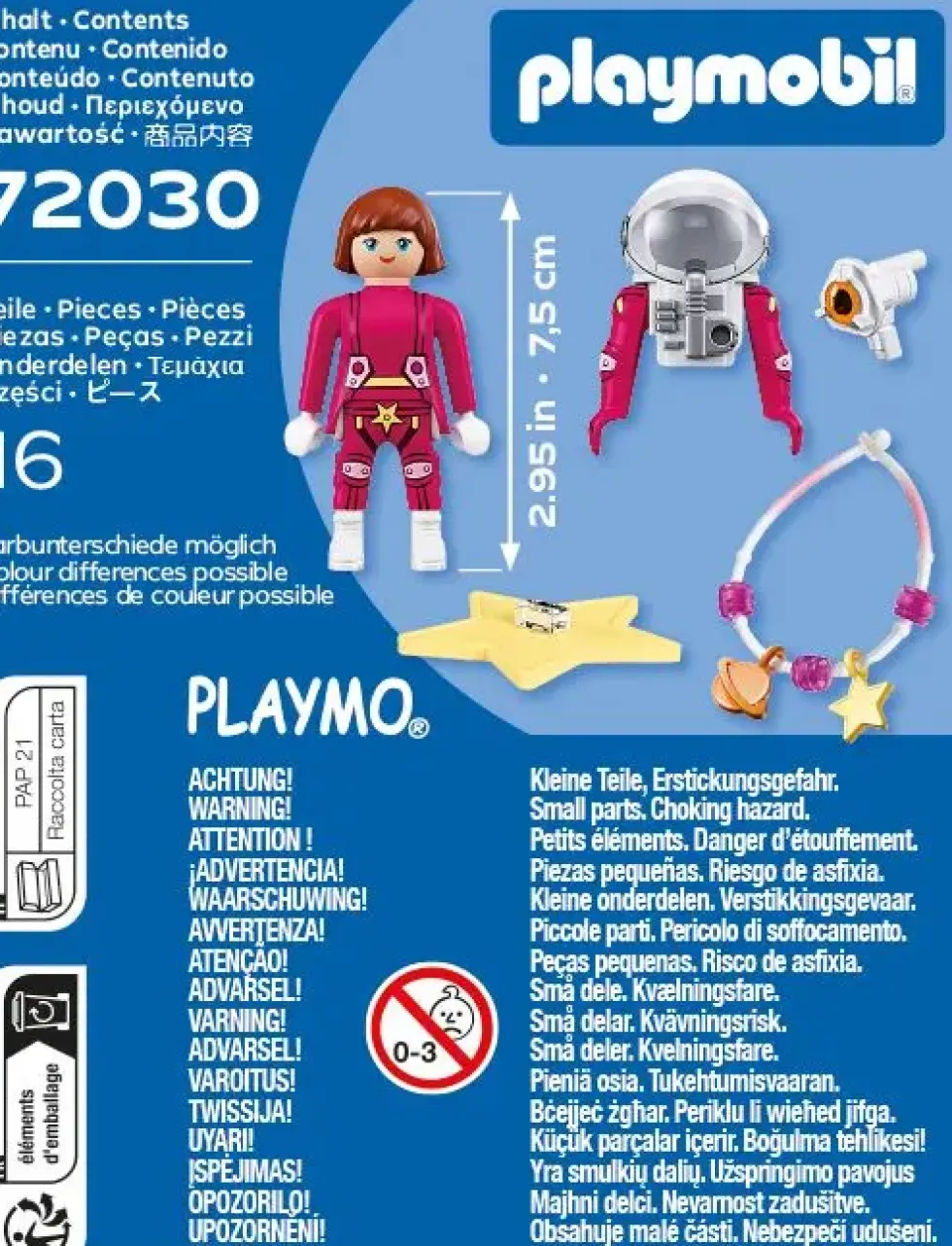 ASTRONAUTE FEMININE SPECIAL + - 72030