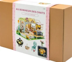 AU BONHEUR DES CHATS - MAISON MINIATURE A CONSTRUIRE
