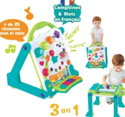 AUBY - MON TABLEAU TROTTEUR 3 EN 1