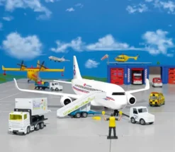 AVION DE LIGNE FRANCAIS AVEC ACCESSOIRES