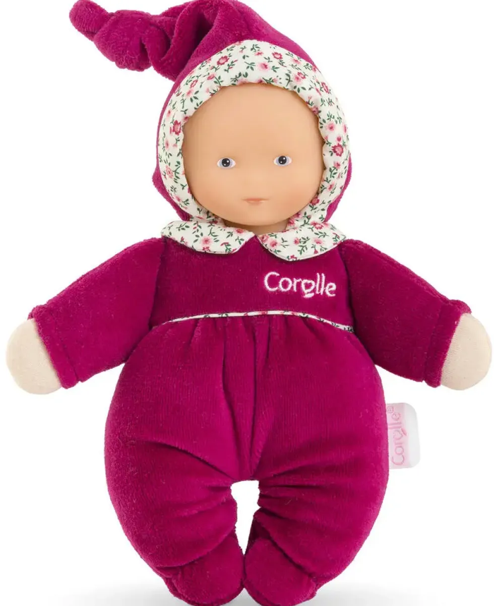 BABIDOUX ROSE GRENADINE - 20 CM - COROLLE MON DOUDOU