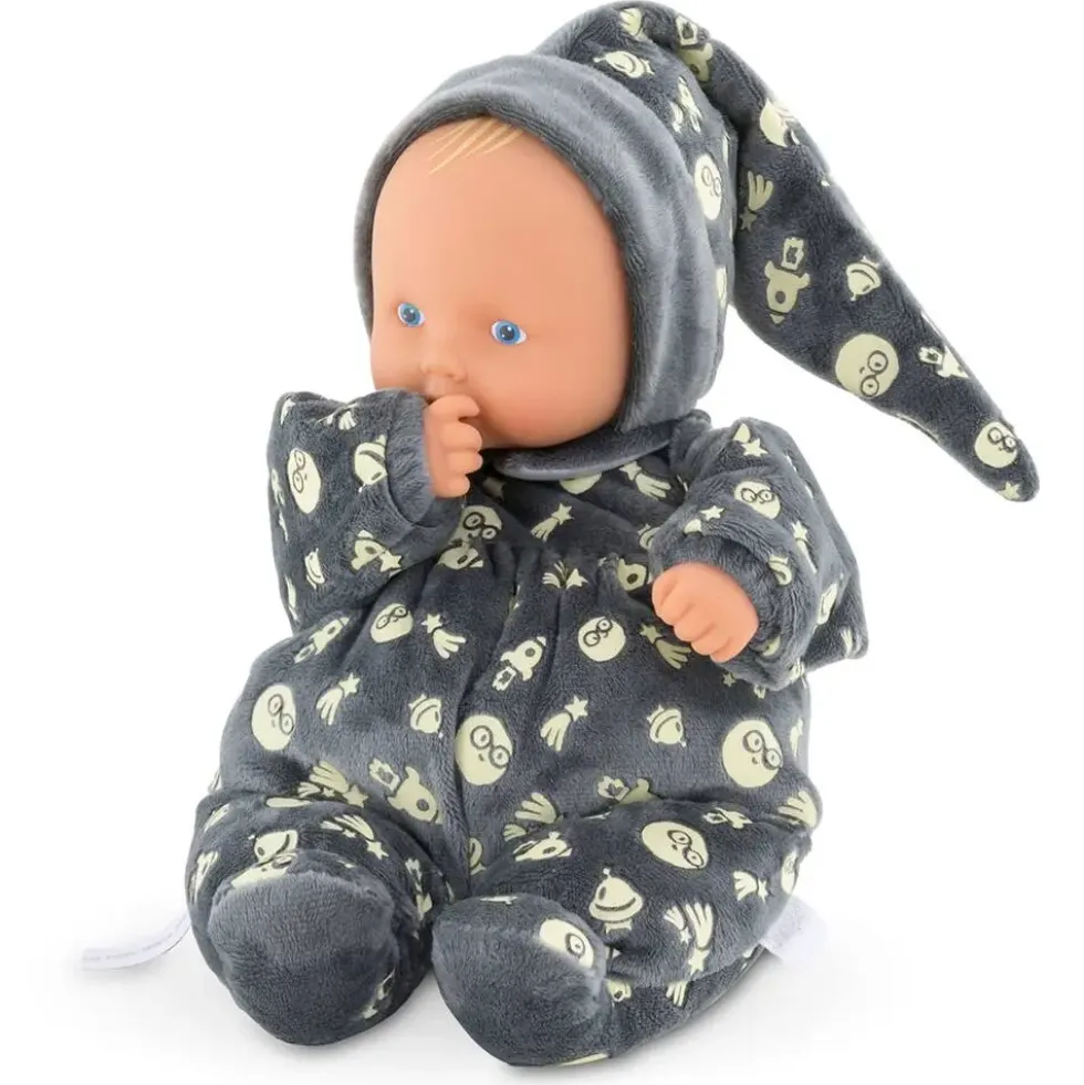 BABIPOUCE BRILLE DANS LA NUIT 28 CM - COROLLE MON DOUDOU