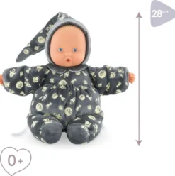 BABIPOUCE BRILLE DANS LA NUIT 28 CM - COROLLE MON DOUDOU