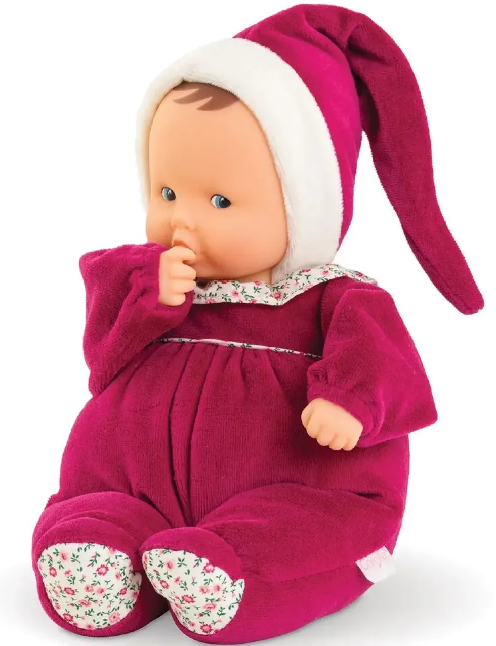 BABIPOUCE ROSE GRENADINE 28 CM - COROLLE MON DOUDOU