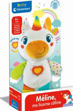 BABY CLEMENTONI - PELUCHE MELINE, MA LICORNE CALINE