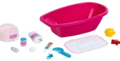 BABY CORALIE - GRANDE BAIGNOIRE AVEC ACCESSOIRES
