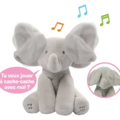 BABY GUND - PELUCHE FLAPPY L'ELEPHANT 30 CM
