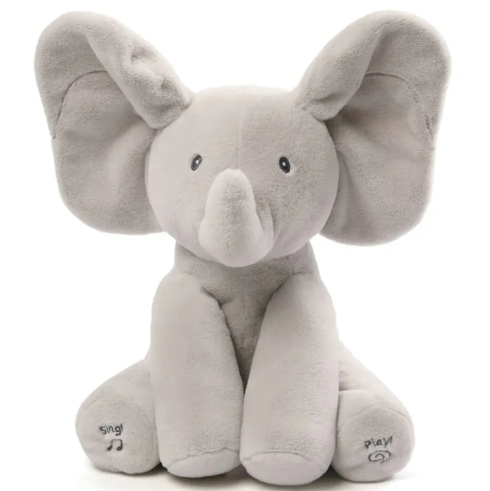 BABY GUND - PELUCHE FLAPPY L'ELEPHANT 30 CM