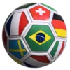 BALLON DE FOOTBALL DRAPEAUX