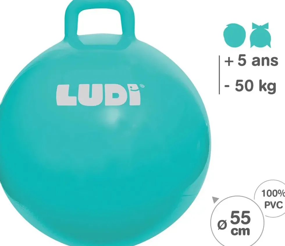 BALLON SAUTEUR XXL BLEU