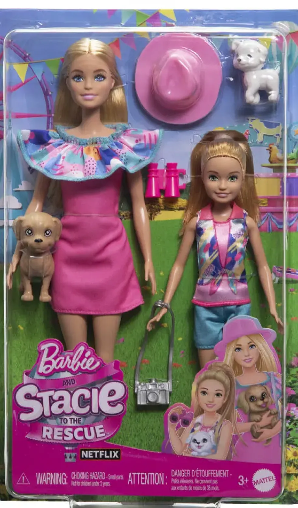 BARBIE AND STACIE TO THE RESCUE - COFFRET POUPEES